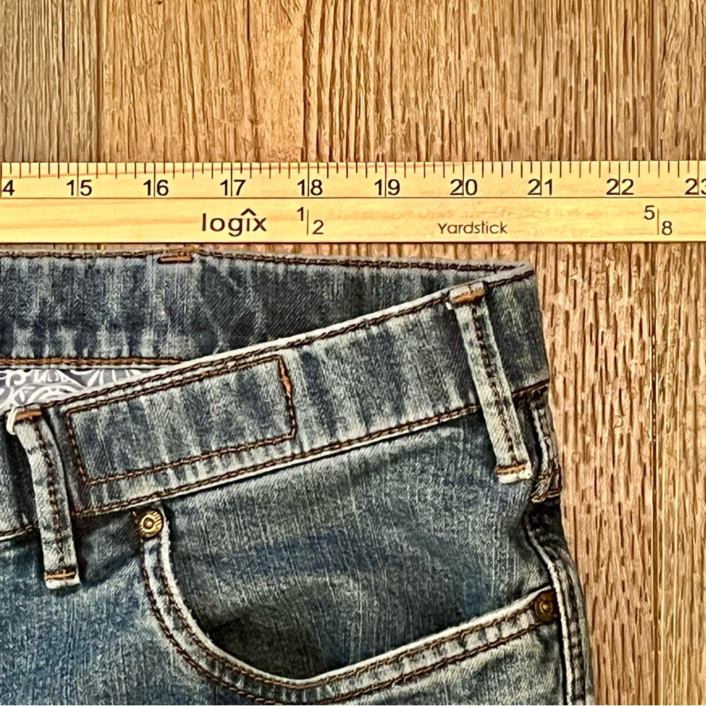 Hiltl ZE500 Blue Jeans Mens 42x28 Kid Contemporary‎ Fit Medium Wash Straight Leg - Picture 13 of 16